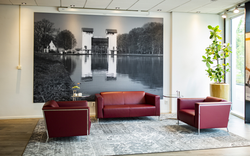 Een impressie van het interieur van ons kantoor voor financieel advies